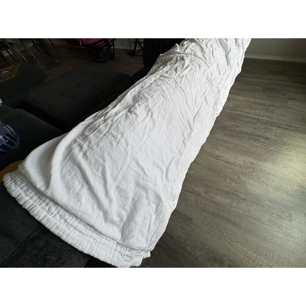 Pottery Barn Honeycomb Cotton Duvet Cover W/ Sham King/Cal King Pls Read Details